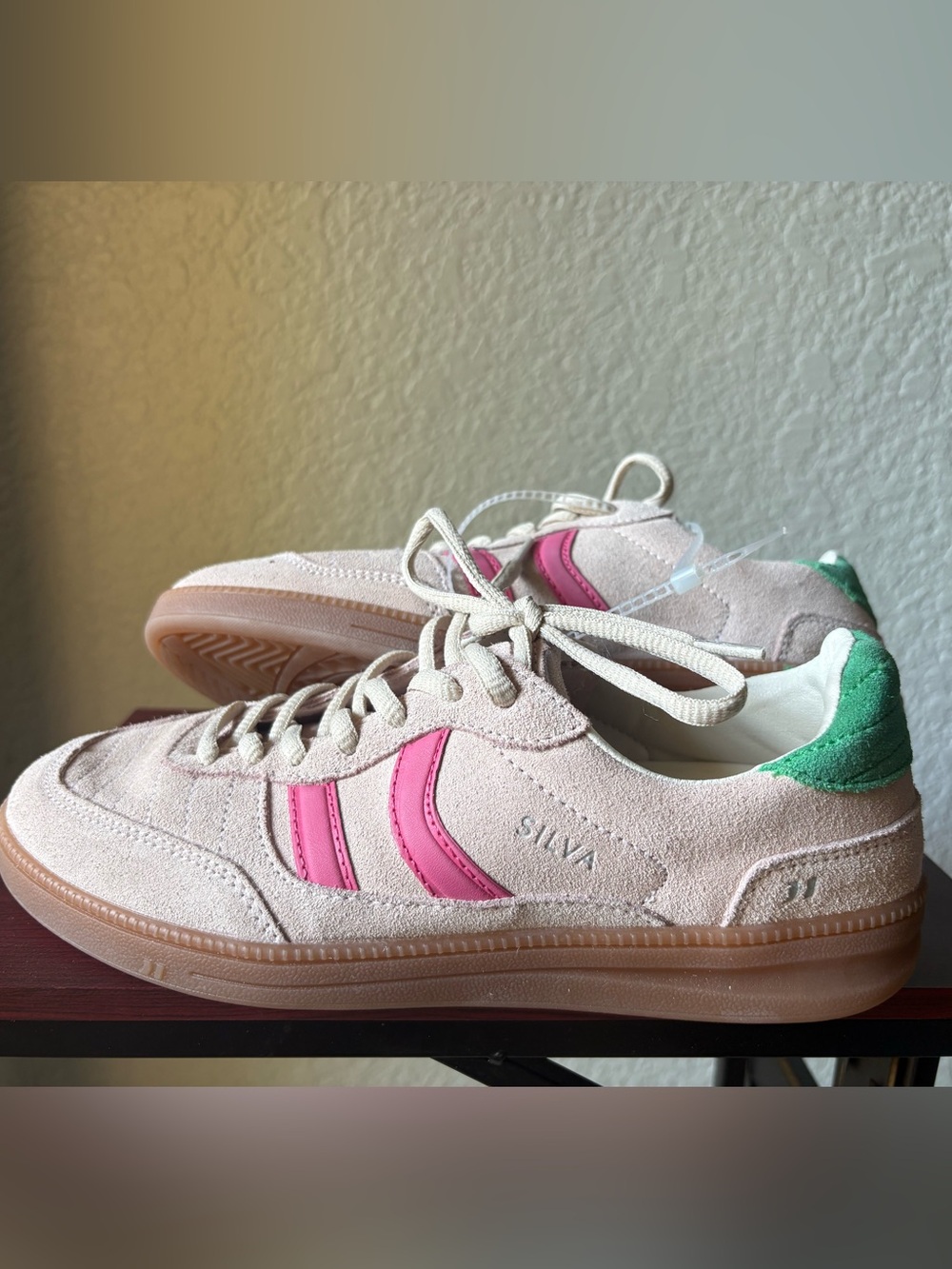 NWOT Coolway Silva Suede Sneakers (removable tongue)